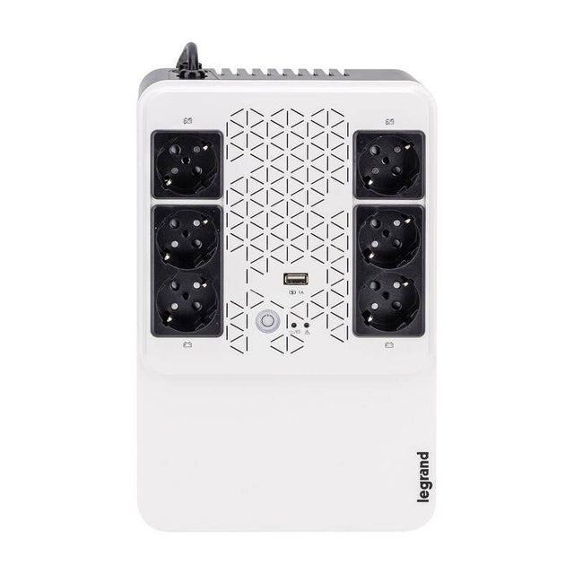 Legrand - Onduleur Keor multiplug avec 6 prises de courant 2P+T et disjoncteur intégré - 800VA 480W - 310084