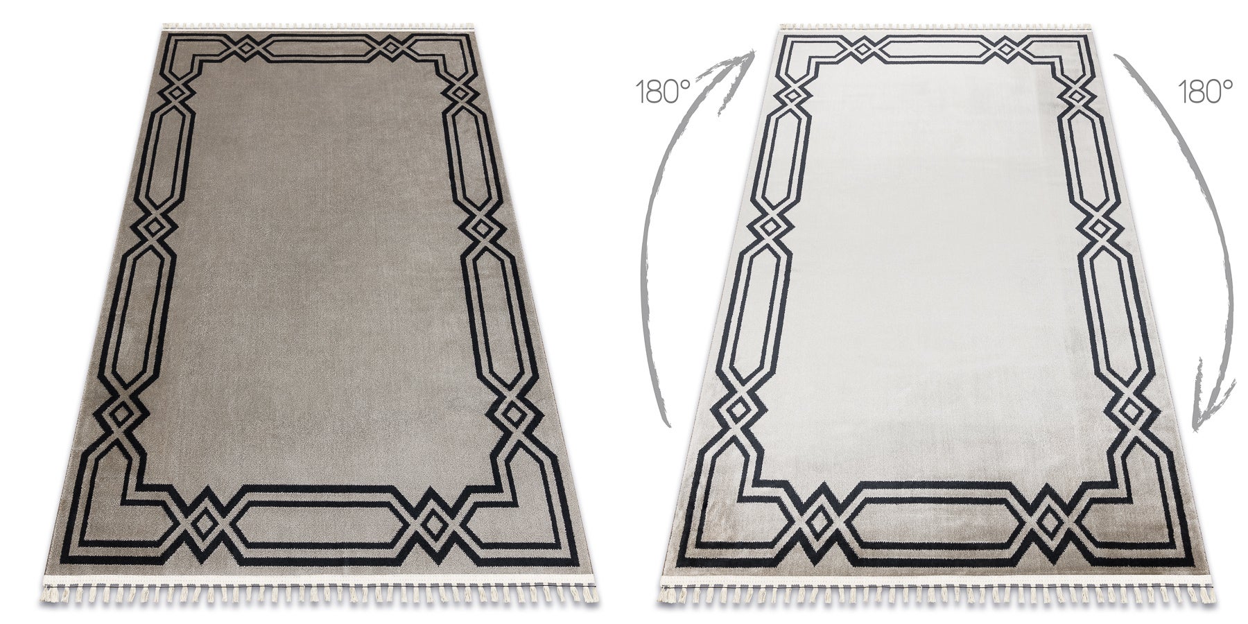 Tappeto AMOUR 53071A beige - Cornice, moderno, elegante 98x300 cm - 2