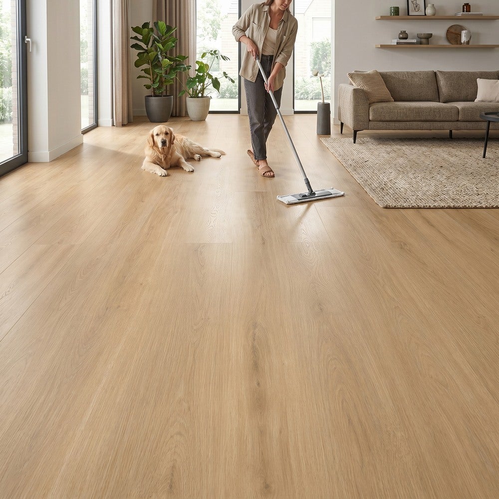 Arquiservi® - Piso Vinílico SPC XL Carvalho Imperial [2,23 m²] - 5,7 mm - Textura Premium | Quente e silencioso | Alta estabilidade - 4
