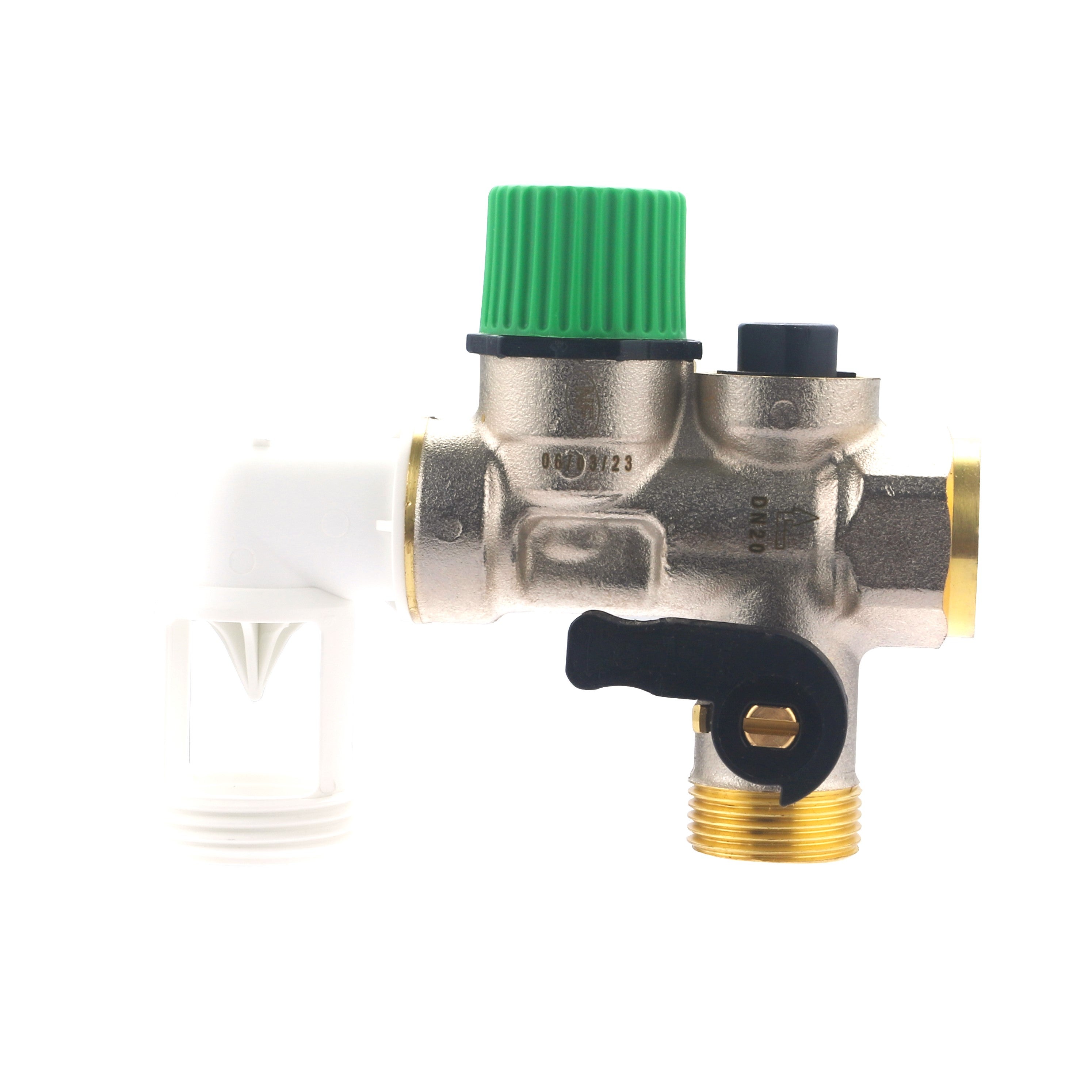 Groupe de sécurité chauffe-eau NF coudé siège téflonné anti-calcaire MF20x27 (3/4) NOYON & THIEBAULT - 4