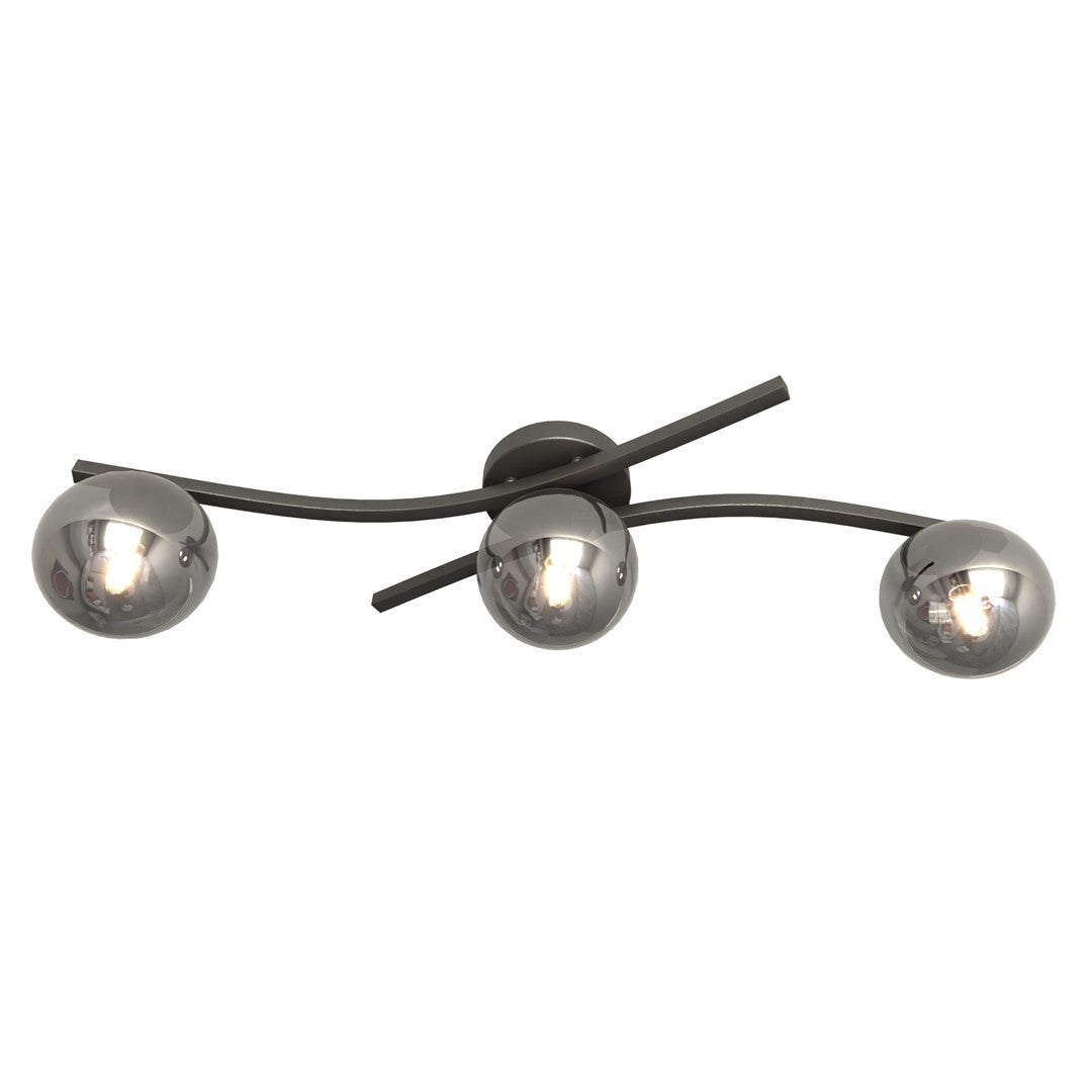 Lampa wisząca OPUS czarna 3xE14x15W metal wym:20x84x31cm IP20 Emibig