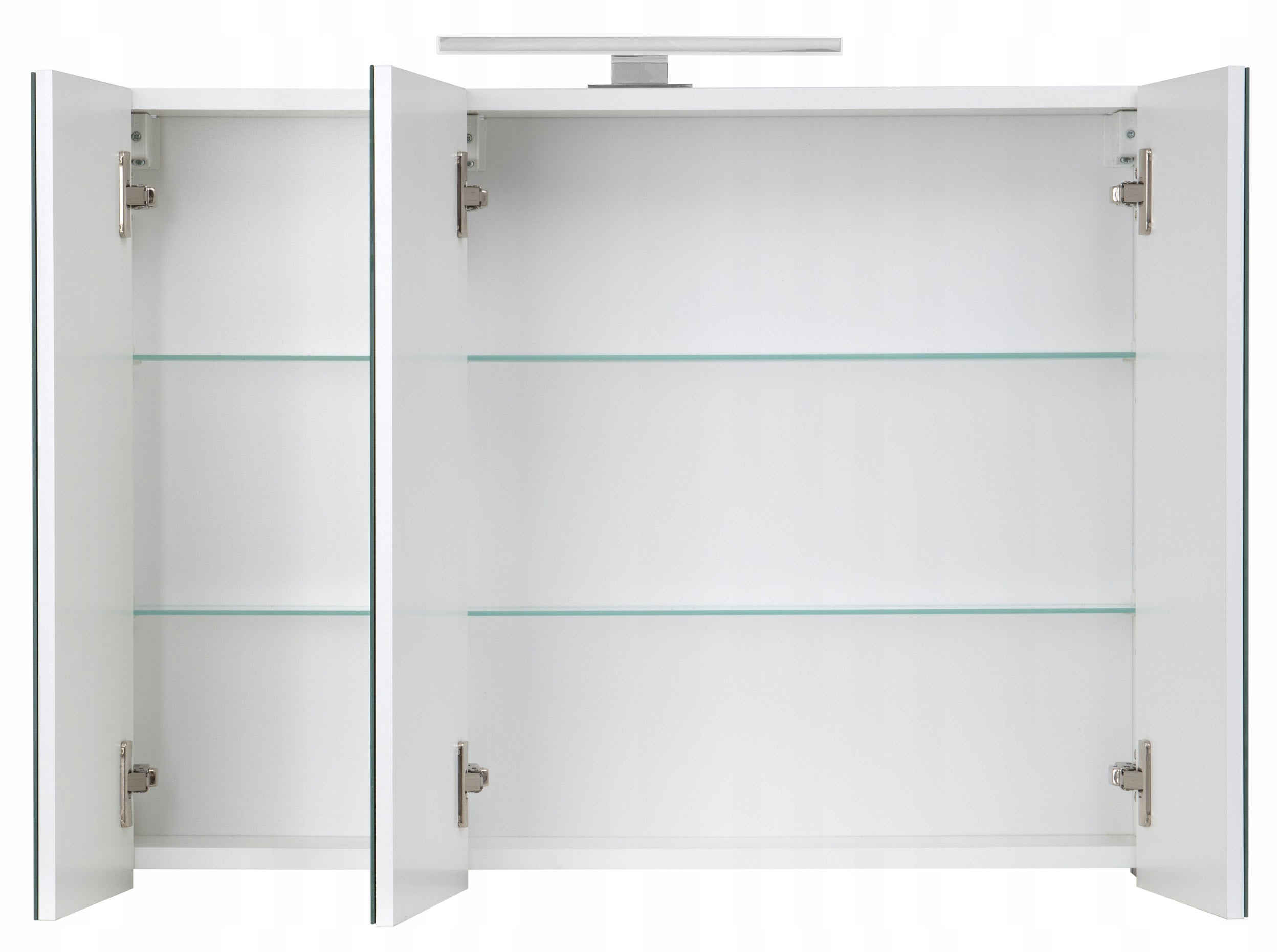 Szafka łazienkowa z lustrem oświetleniem lampką led lustrzana wisząca 80 cm - 2