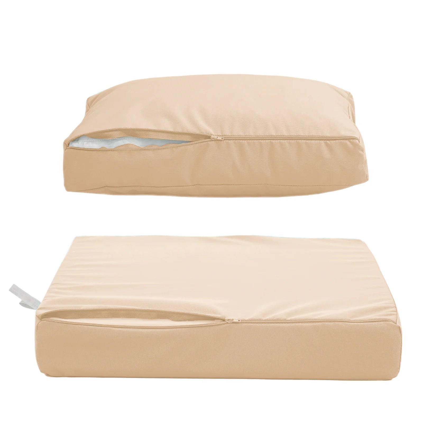 Coussins pour salon de jardin déhoussable 50x50cm Beige - 7