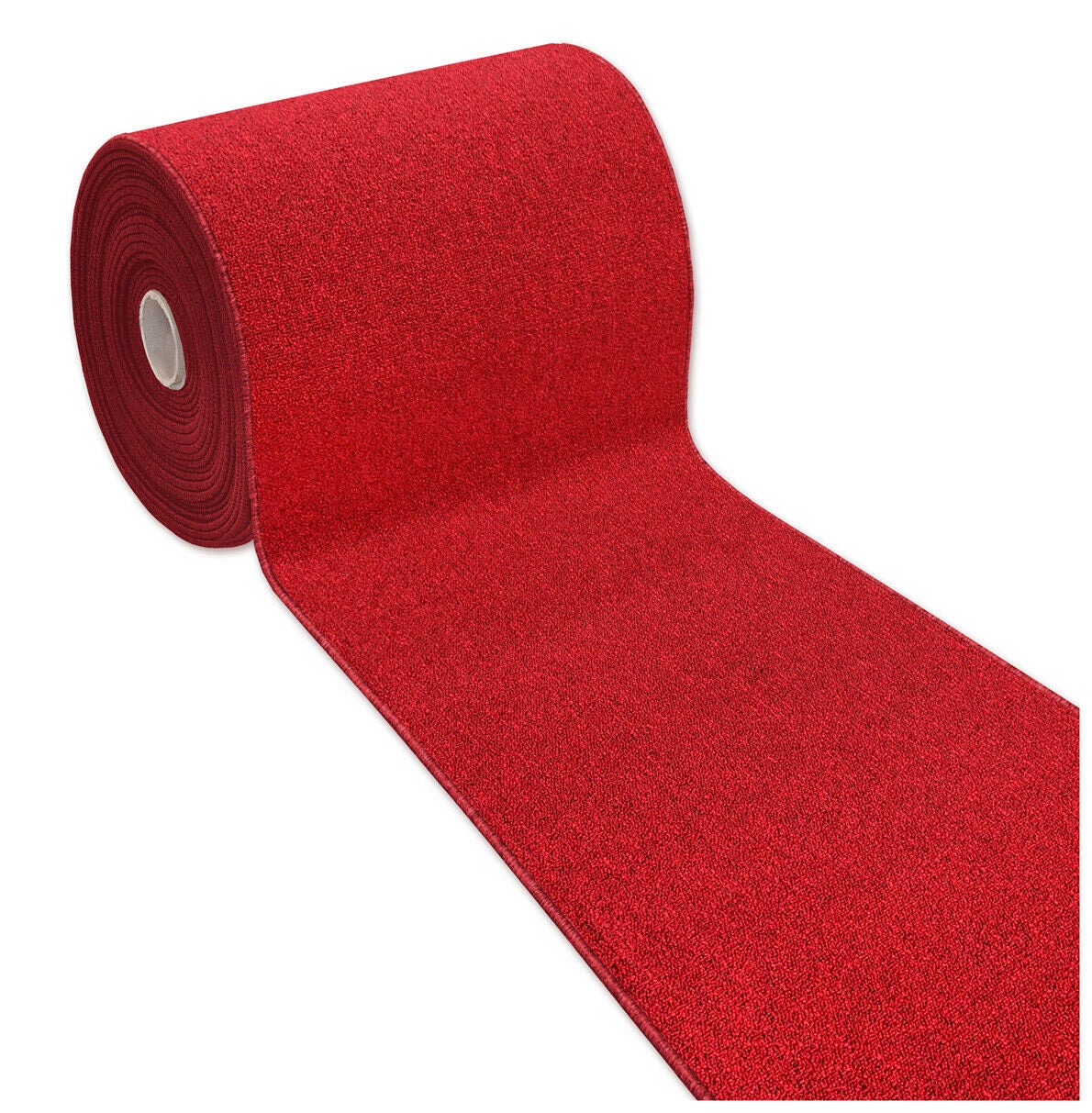 Alfombra de cocina 57x360 tejido plano corredor bordado absorbente base antideslizante color sólido burdeos