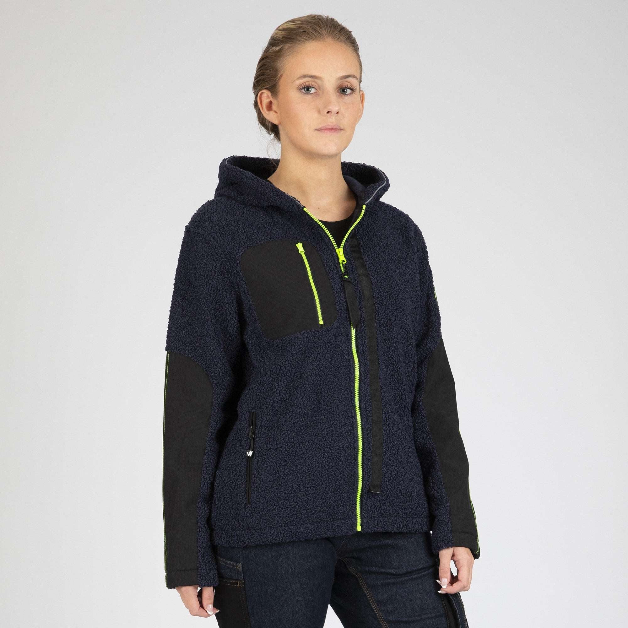 ALBA POLAR 1127 Azul Marino Amarillo Fluorescente 3XL | Leroy Merlin