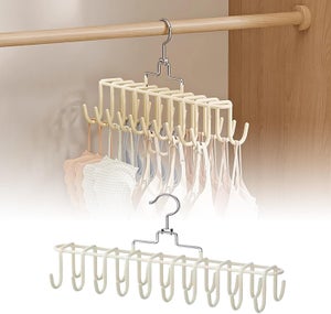 Confezione da 2 grucce per canottiere, grucce per reggiseni, organizer per armadio salvaspazio per canottiere, abiti con spalline