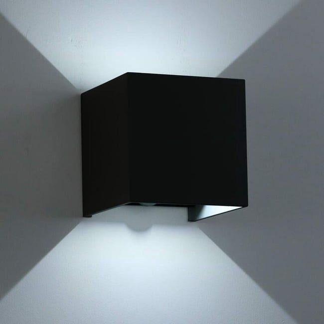 Zewnętrzna lampa ścienna z czujnikiem ruchu, 12W LED, IP65, do ogrodu, korytarza i sypialni.