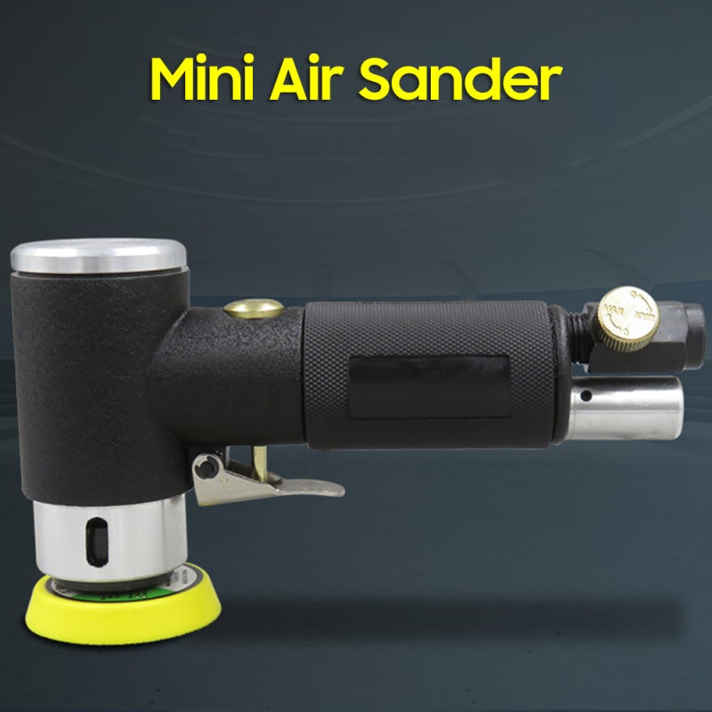 Mini ponceuse pneumatique orbitale aléatoire, polisseuse/cireuse manuelle à grande vitesse 2 et 3 pouces pour carrosserie automobile - 8