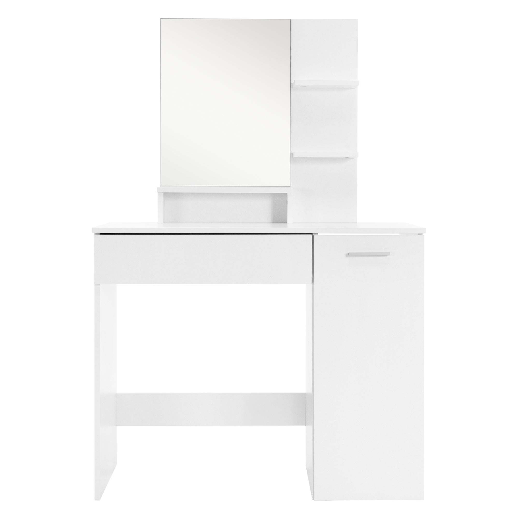 Dressing Table White Stolik kosmetyczny z lustrem Dressing Table with Base Cabin