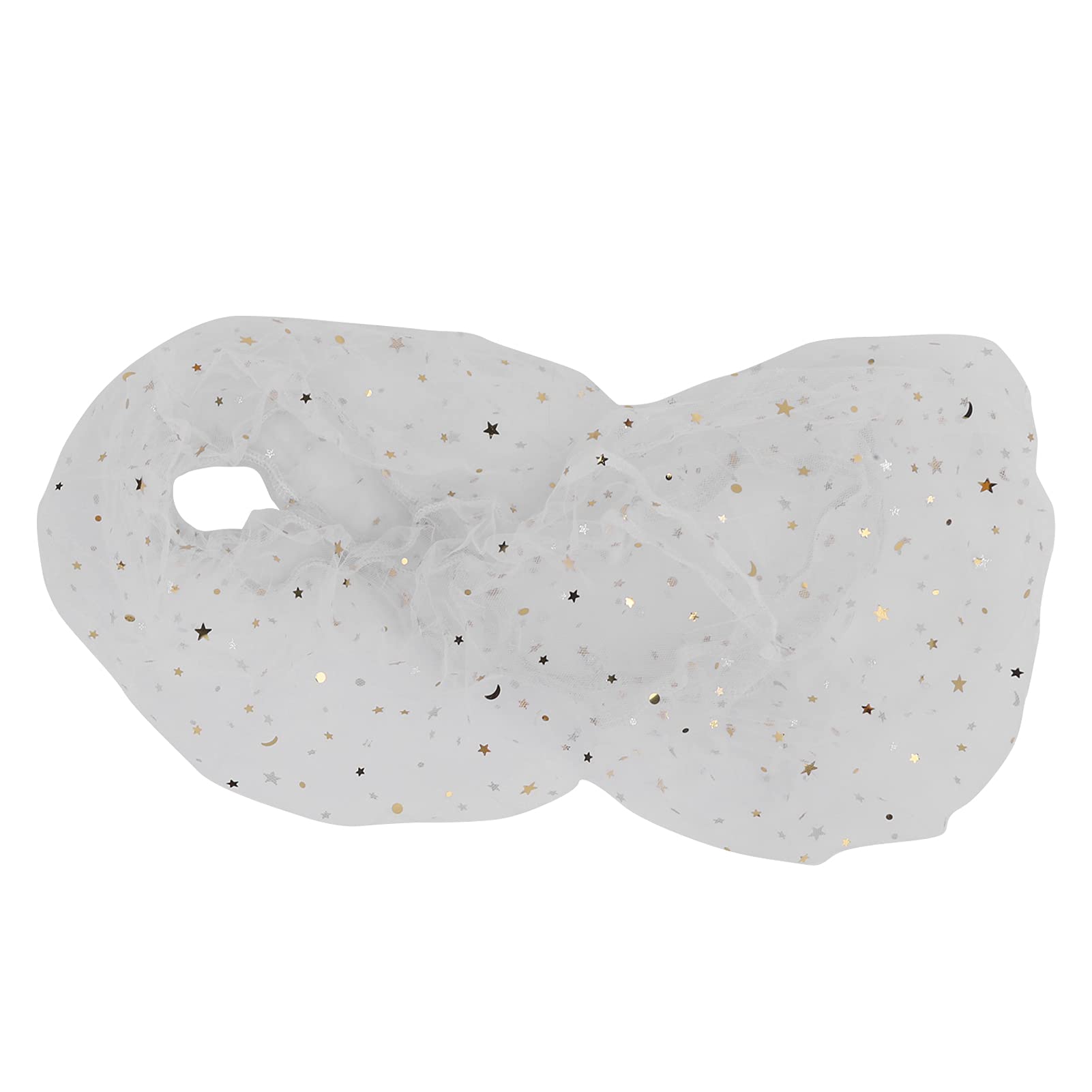 Filet anti-poussière pour cage à oiseaux, accessoires pour cage à oiseaux, housses de cage avec décor étoile et lune (blanc) - 8