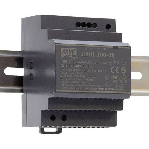 Zasilacz na szynę DIN 100W 12V 7,1A HDR-100-12 MEAN WELL