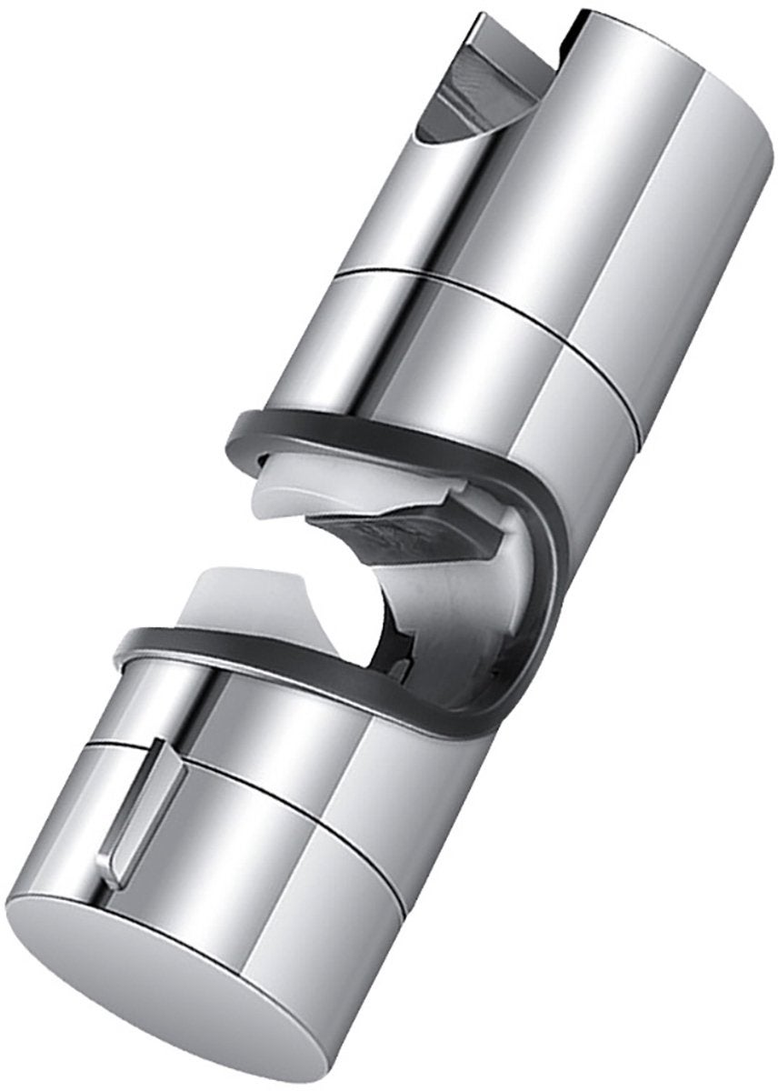 Suport universal pentru cap de duș, suport bară de duș reglabilă de 24 mm, rotație la 360°, ABS cromat, robust și durabil