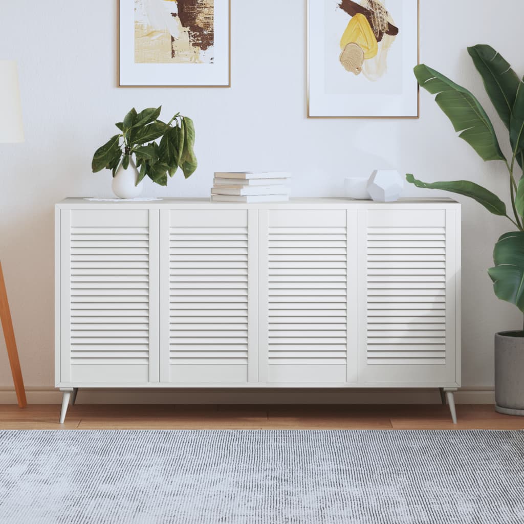 Vidaxl puerta de rio lamas 4 uds madera pino blanco 69x39,4 cm