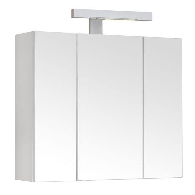 armoire de rangement PIAN'O murale avec miroir 60&nbsp;x&nbsp;60&nbsp;x&nbsp;18&nbsp;cm