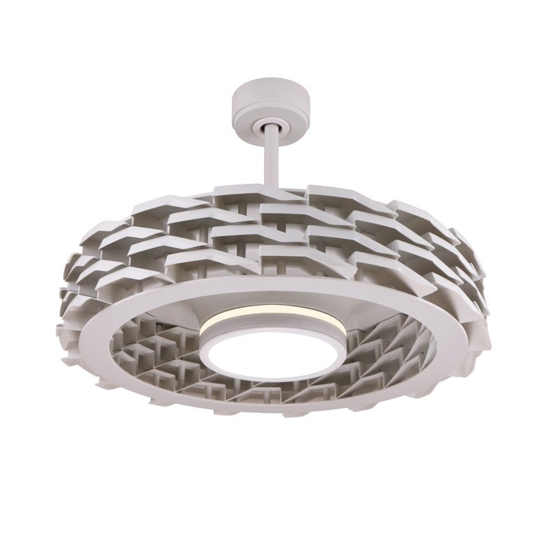 Ventilateur De Plafond Extérieur Avec Lumière LED - IP65 étanche - 6 Vitesses - Dimmable Et Télécommande - Pour Terrasse, Pergola, Jardin