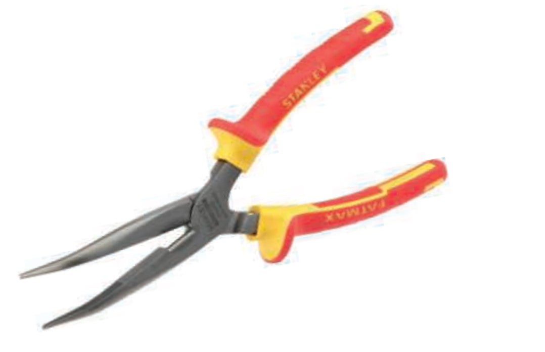 Stanley - Pince à becs 1/2 ronds longs coudés 200 mm isolée 1000V - 0-84-008 - 7