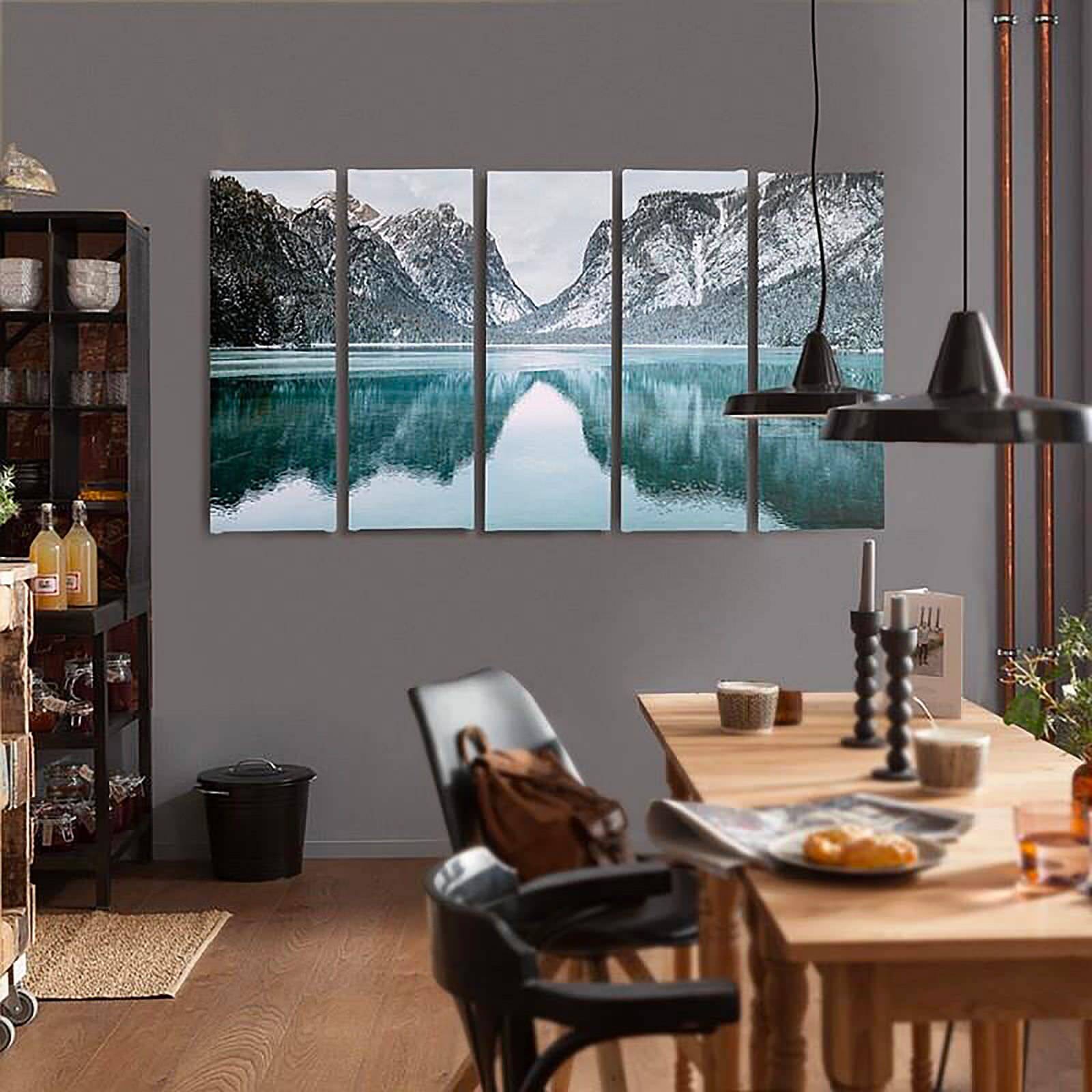 Tableau paysage de montagne - 300 x 140 cm - 3