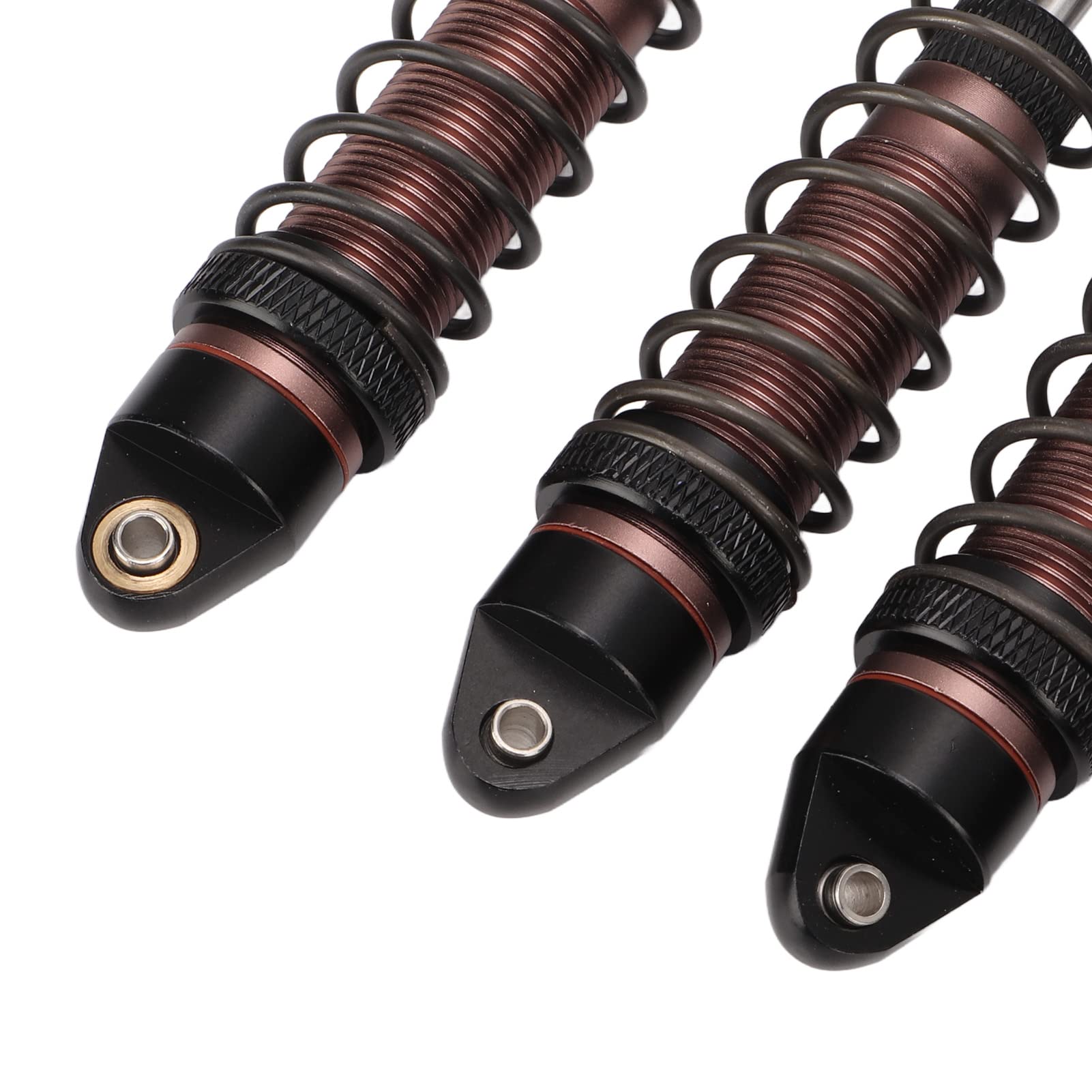 Ammortizzatori RC Ammortizzatore Alluminio Buono Ammortizzatore Molla Elastica Ammortizzatori Anteriori Posteriori Marrone 1:10 RC Auto - 4
