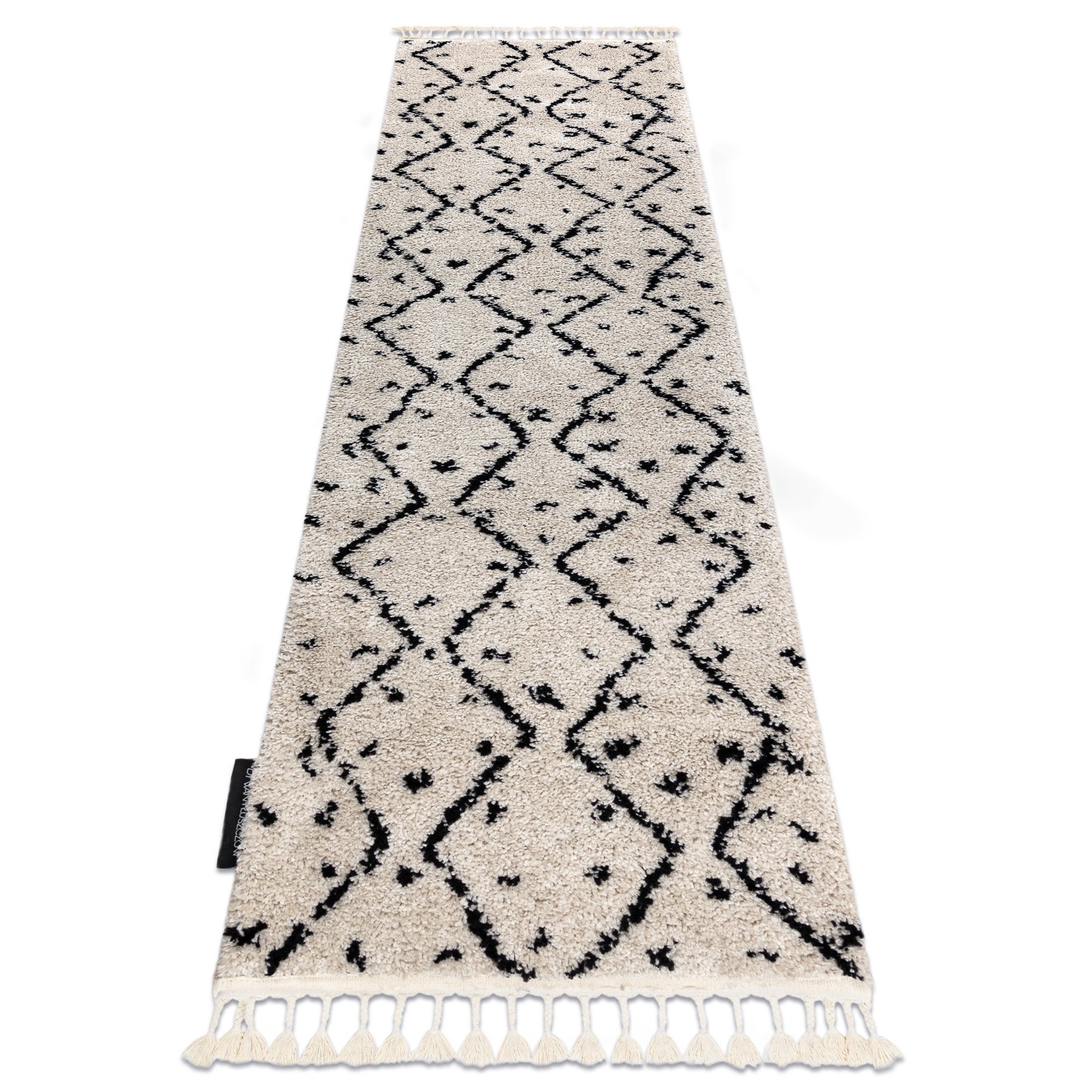Dywan, Chodnik BERBER TETUAN B751 zygzak krem - do kuchni, przedpokoju, na korytarz 70x300 cm