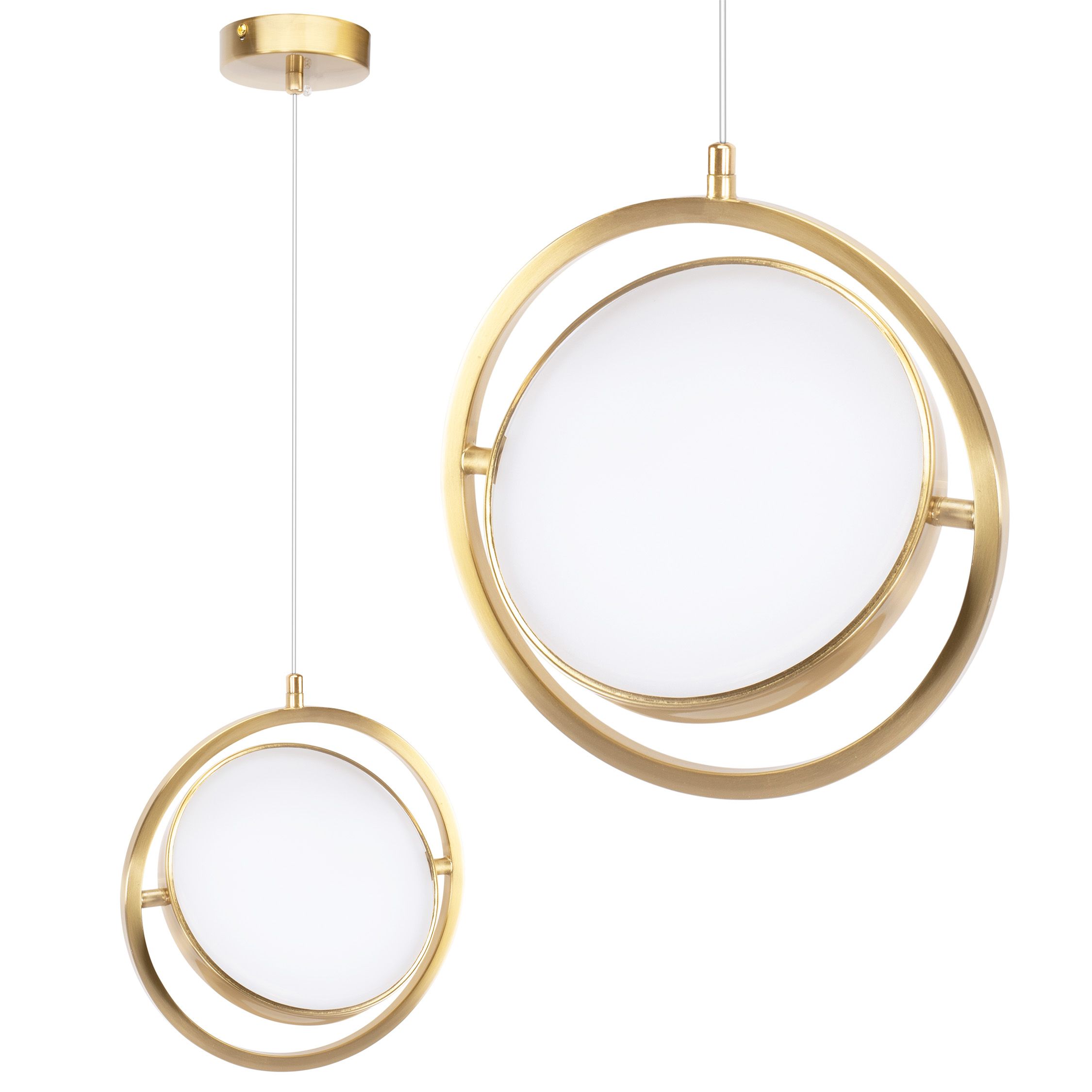 Lampa Sufitowa Wisząca Led Toolight App1791-Cp Złoty