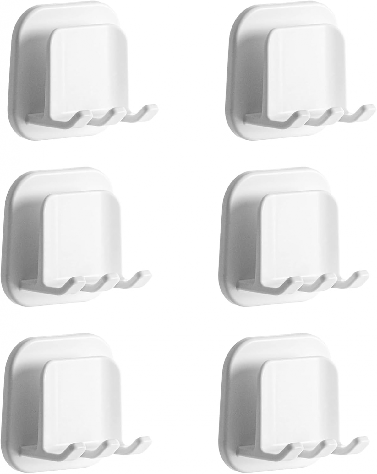 Suport pentru periuță de dinți, suport pentru periuță de dinți montat pe perete, suport pentru periuță de dinți, accesorii pentru baie (6 bucăți).