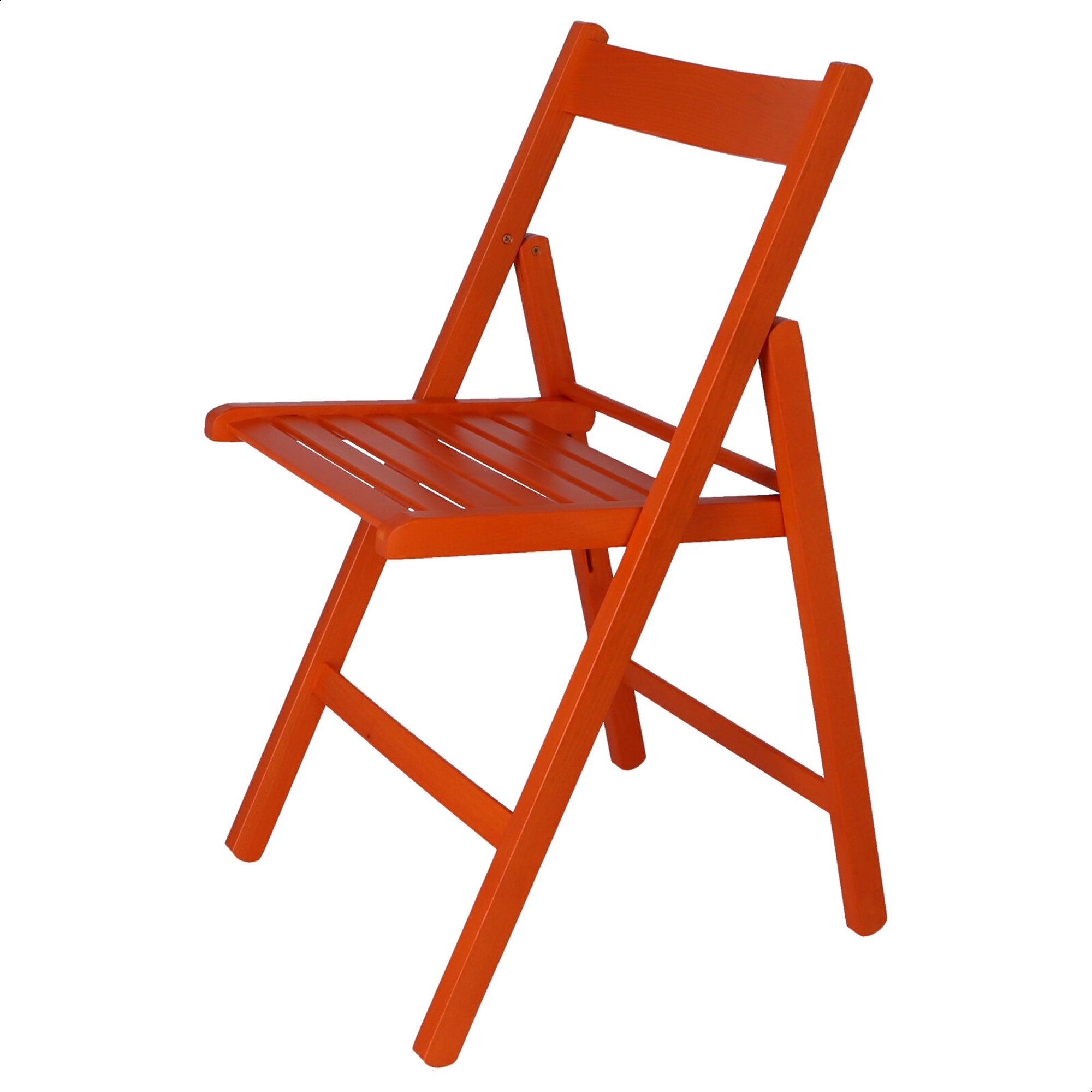 Lot De 2 Fauteuils Camping Vintage – Tissu Rayé Orange/rouge – Pliants – Quitch