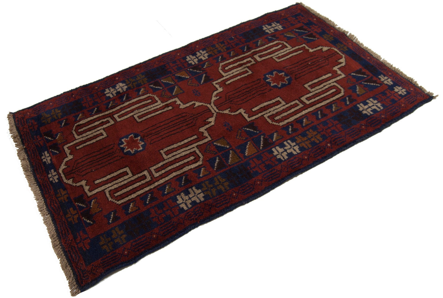 Galleria Farah 1970 - CM 150x88 Autentyczny, oryginalny rustykalny dywan z czystej wełny