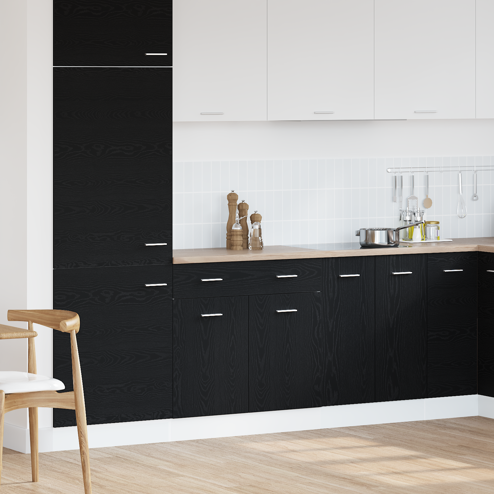 Meuble Bas De Cuisine Lyon - Chêne Sonoma - 40x46x81.5 Cm - Bois D'Ingénierie - Pieds Réglables - Rangement Pratique - 4