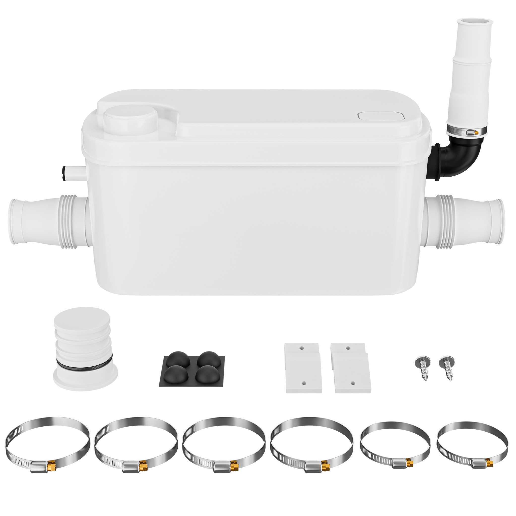 Pompe de relevage 3/1 compacte – 250 W – avec 3 entrées – Hauteur de refoulement max. 8,5 m – Eaux usées Eaux chargées Pompage – Station… XPOtool - 9