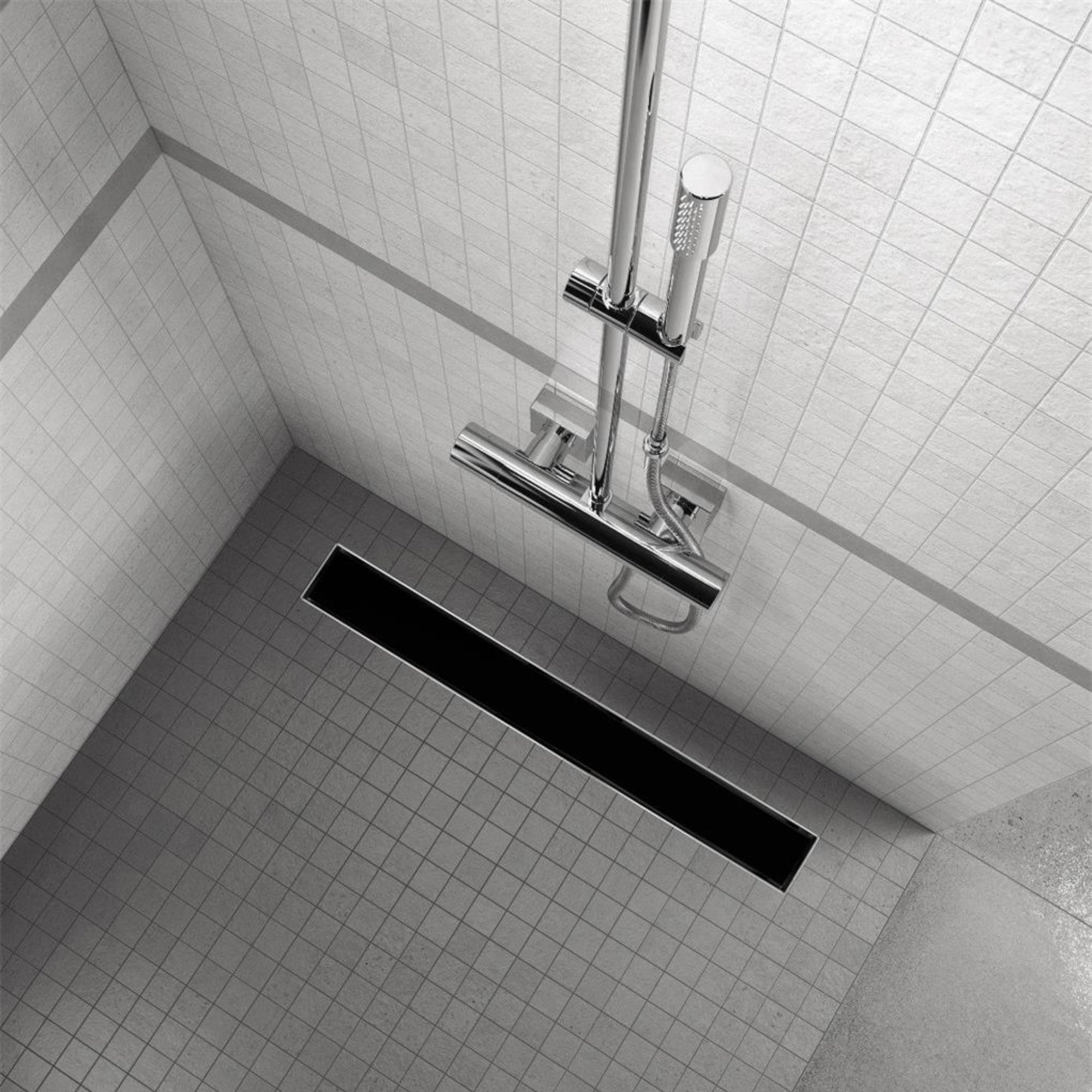 Rubinetto per doccia Lineare nero opaco GROHE | Leroy Merlin