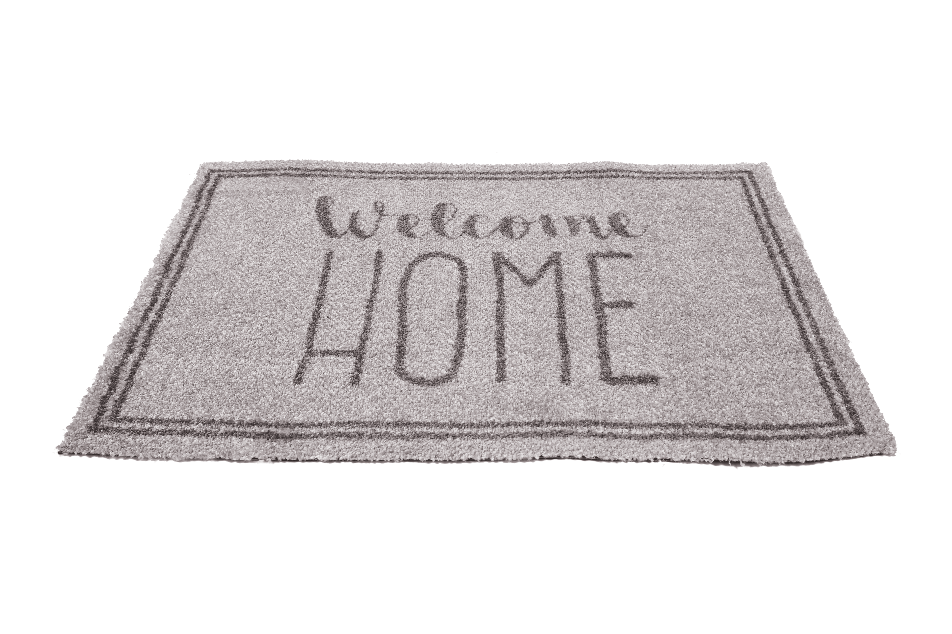 Alfombra de entrada personalizado - modelo montblanc - gris - 50cm x 75cm