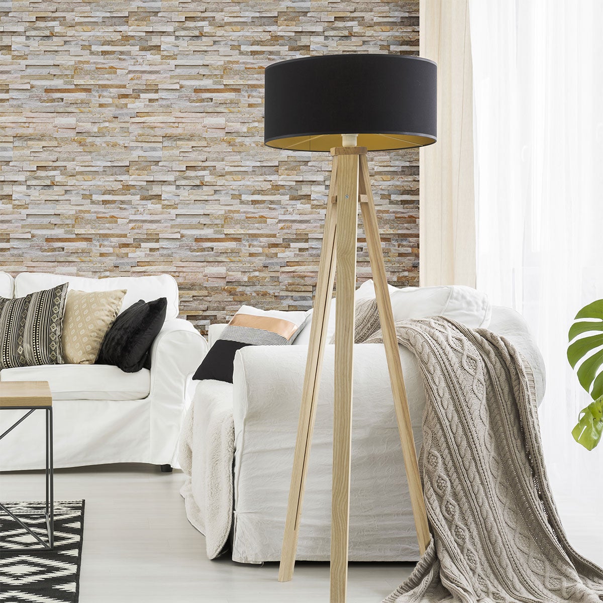 Adesivi pietra Rivestimento in pietra della Dordogne - Sticker adesivo - adesivi murali - 40x40cm - 5