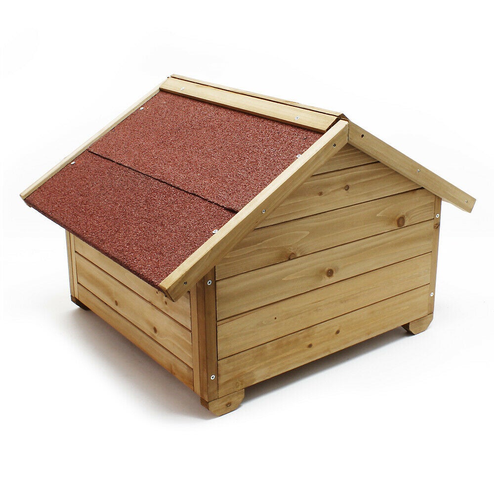 Casinha para gatos com isolamento térmico casinha de madeira resistente para gatos tamanho pequeno 16_000 16_0002659 - 3