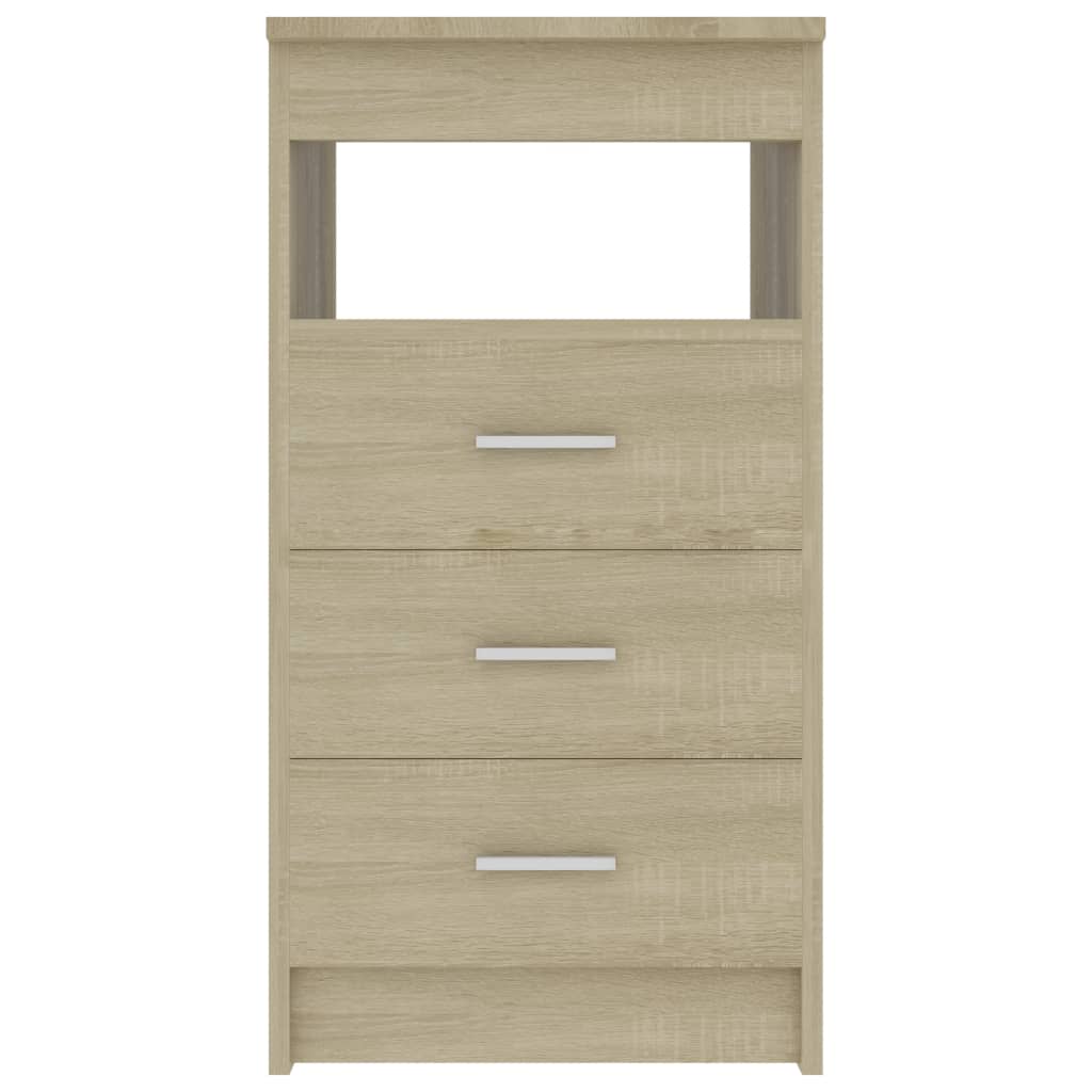 Meuble de rangement | Armoire à tiroirs Chêne sonoma 40x50x76 cm Bois d'ingénierie CFW210280 - 4