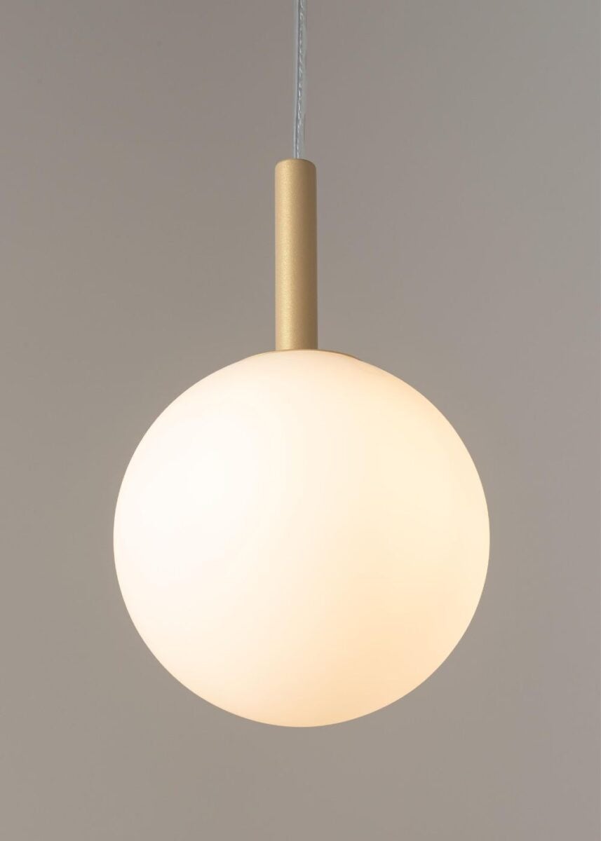 Lampa wisząca Gama złoto-biała 1xG9x12W szklana kula wym: 95 x 14 x 14 cm metal SIGMA - 4