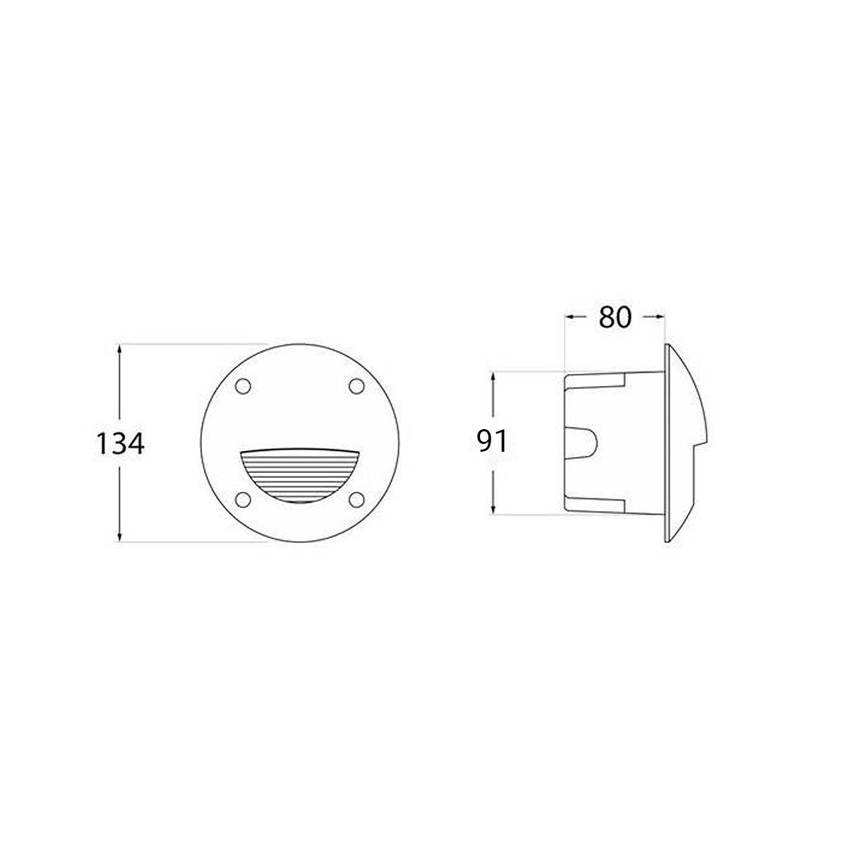 Balise encastrable LED FUMAGALLI 