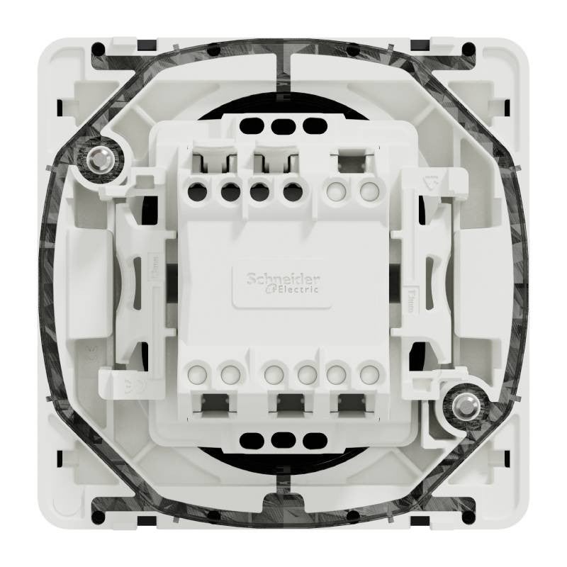 Schneider Electric - Mécanisme bouton-poussoir gris Mureva Styl IP55 IK08 - MUR35027 - 4