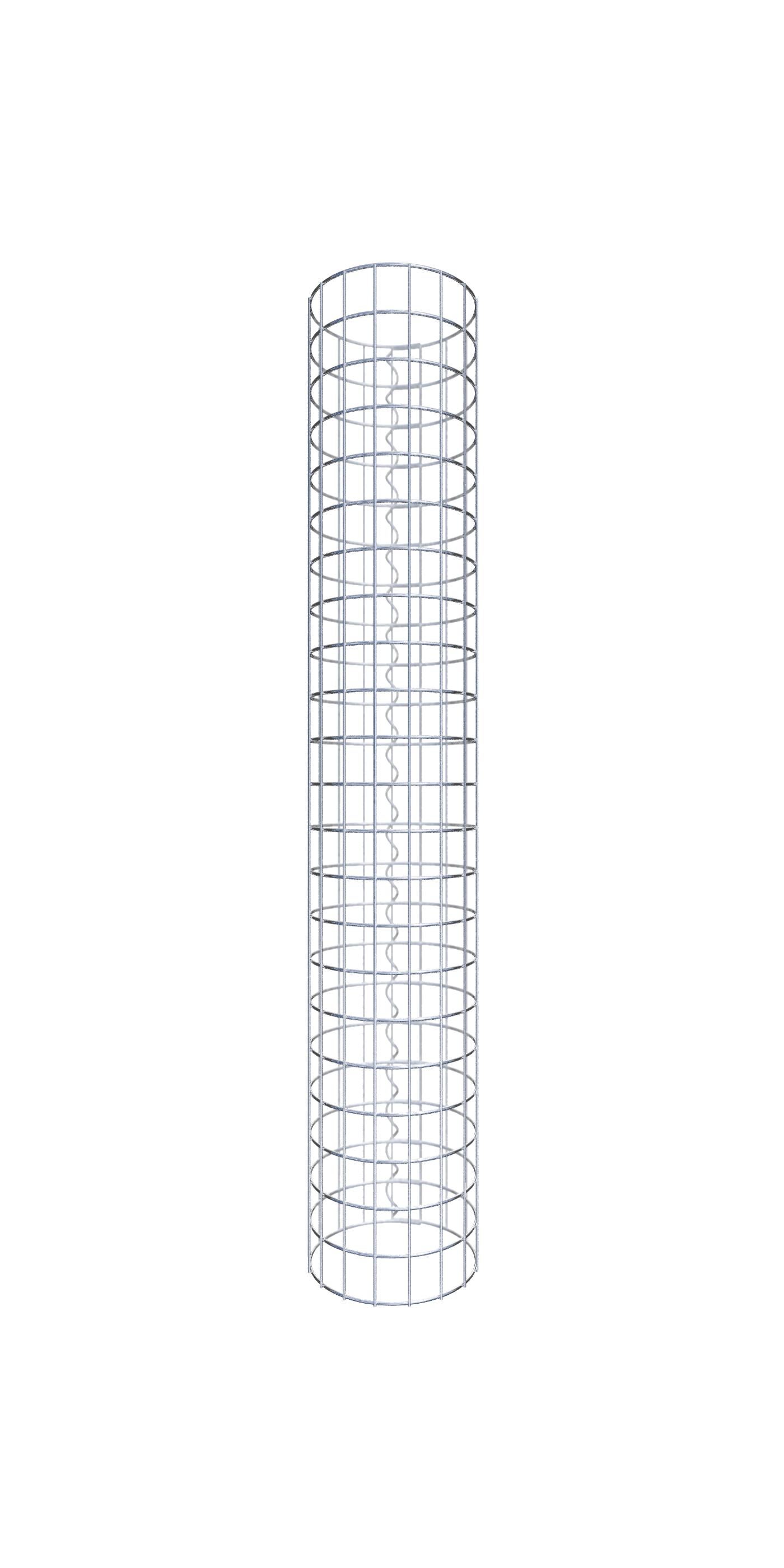 Kolumna gabionowa średnica 27 cm MW 5 x 5 cm okrągła - wysokość: 110 cm