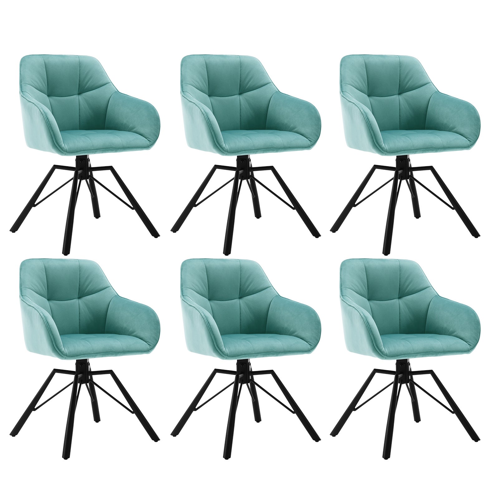 Lot De 4 Chaises NEMI En Velours Beige - Pieds Métal, Charge 110 Kg, Pour Salle à Manger, Cuisine Ou Bureau - 6