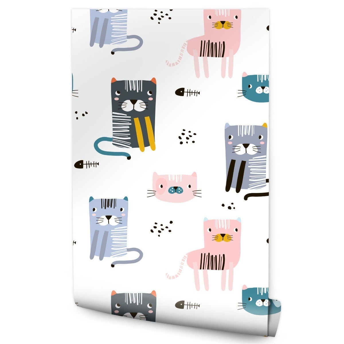 Dazzlewall Poster Alphabet Boho Safari Animaux - Décor Chambre Enfant 30x40 Cm