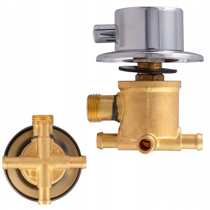 PRZEŁĄCZNIK 4-FUNKCYJNY DO KABINY ZABUDOWANEJ ZAWÓR PANELA PRYSZNICOWEGO 4F