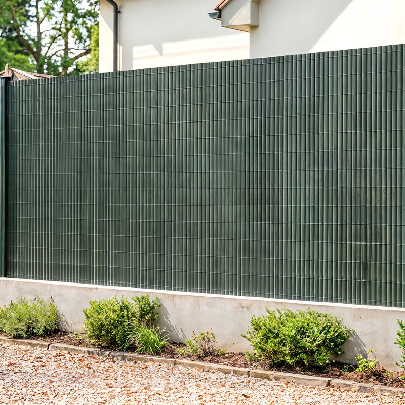 Siatka trzcinowa PCV VISO, 5m x 1,5m, zielona