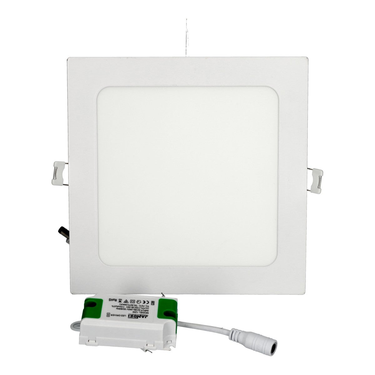 Downlight led 12W neutralny biały 4200K kwadratowy wpuszczany biały