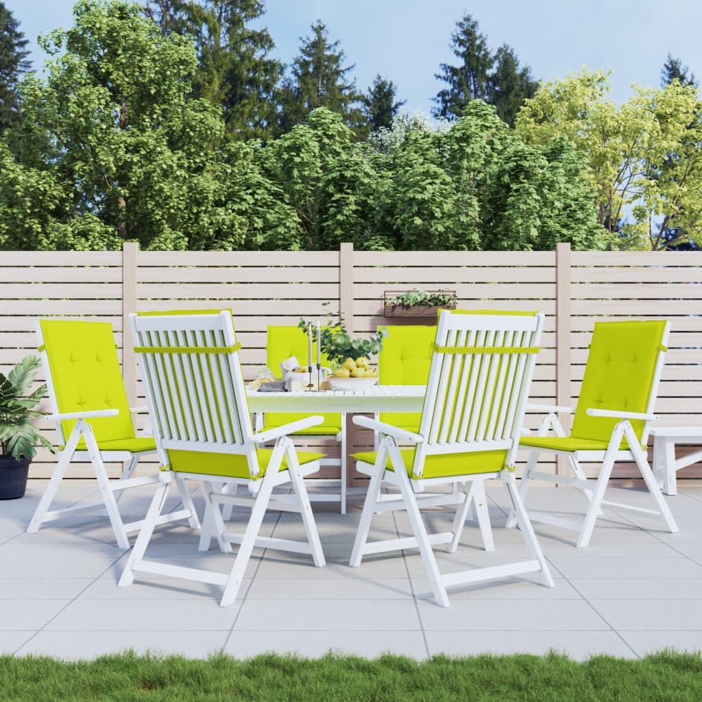 Set di cuscini impermeabili per esterni, con cinghie regolabili, resistenti allo sbiadimento, rimovibili, cuscini per sedie da patio, mobili da