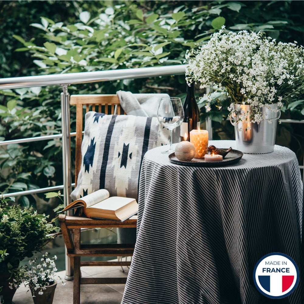 Garde-corps aluminium 3m pose en applique, intérieur et extérieur, PRAGUE 5 lisses, en kit - 9