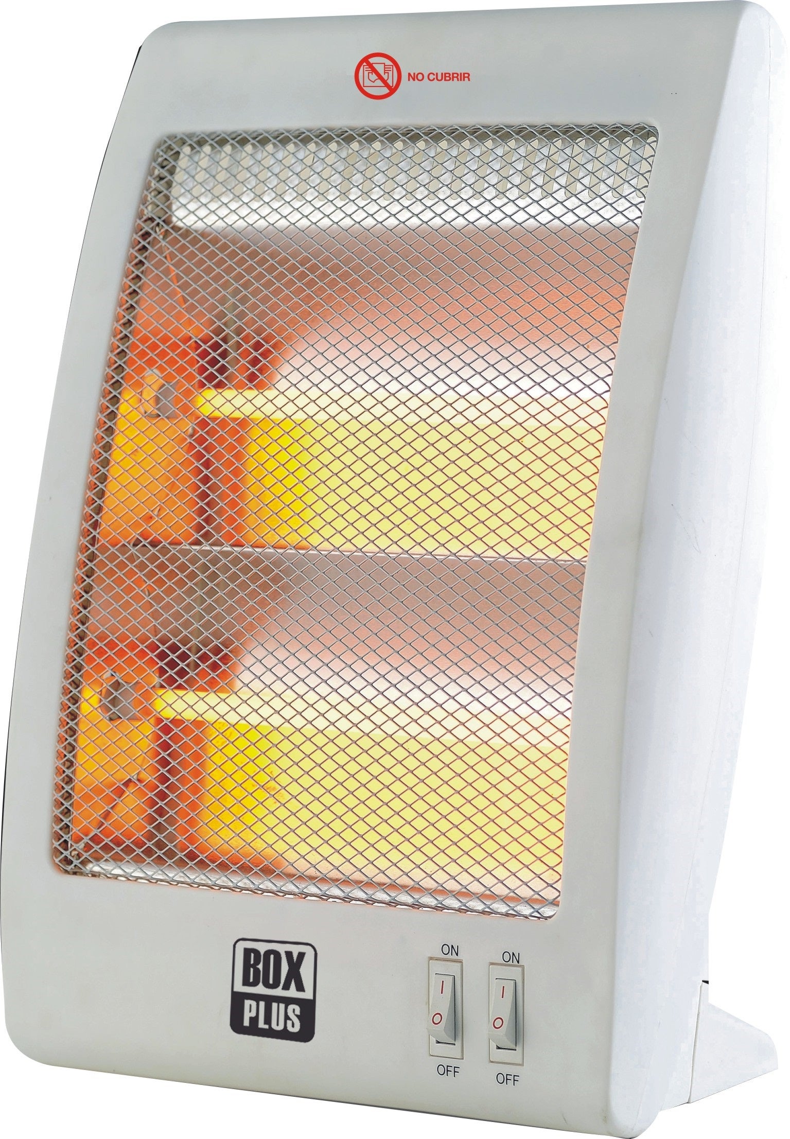 Nivel - Vivahogar Blanco Estufa Cuarzo 2 Barras 400/800 W Box Plus - Imagen 2