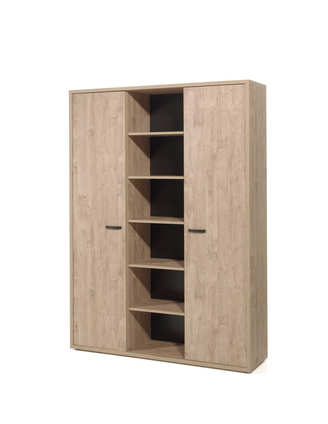 Meuble Haut De Rangement Pour Bureau Portes Et Tag Res Coloris Ch Ne