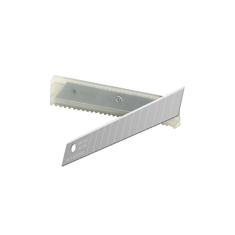 Ostrze łamane Dł. 110 x Szer. 18 x Szer. 0,55 mm 7 punktów złamania 100 szt./dozownik 10 sztuk