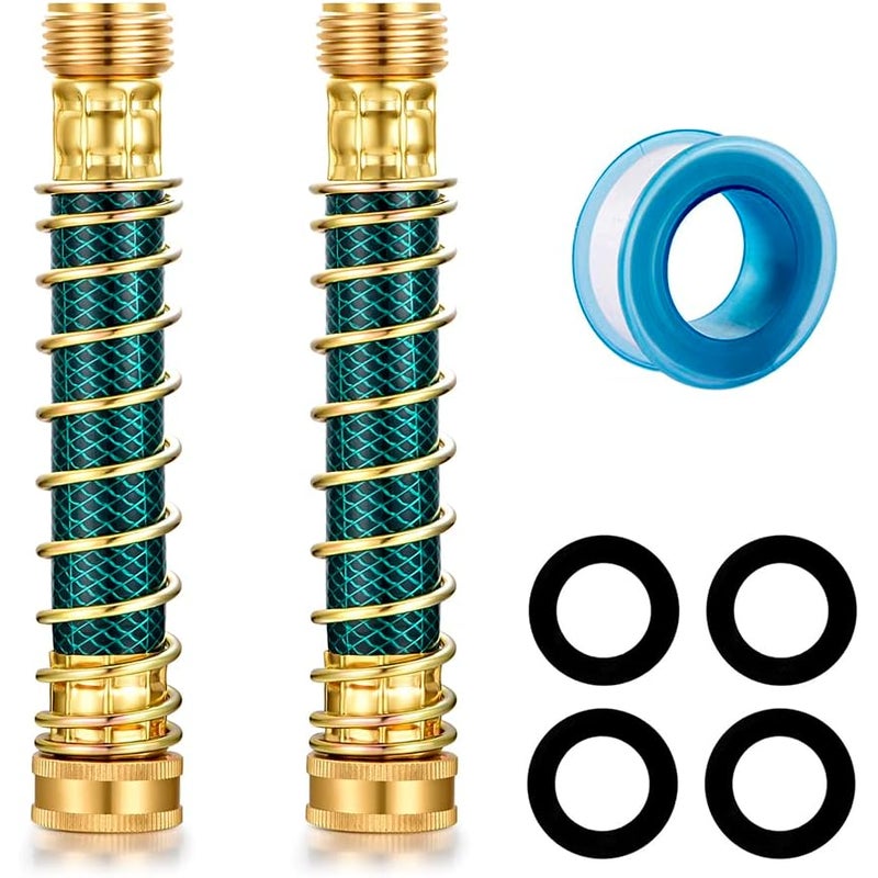 Adapter przedłużający wąż, osłona węża ze sprężyną śrubową, eliminuje połączenia zaciskane węża, zestaw 2 szt.