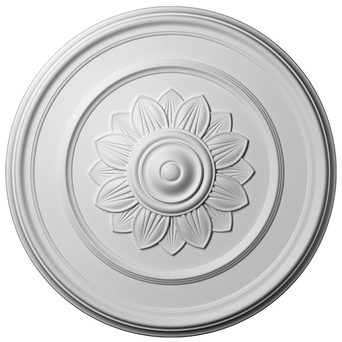 S012 ROSACE de plafond SARMIS diametre 53,3 cm - Polyuréthane haute ...